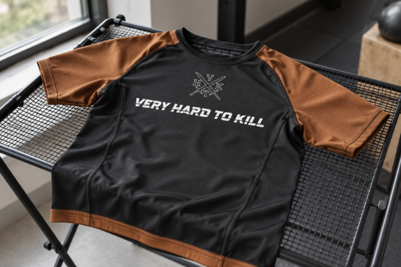 VHTK-brown-ranked-rashguard-closeup